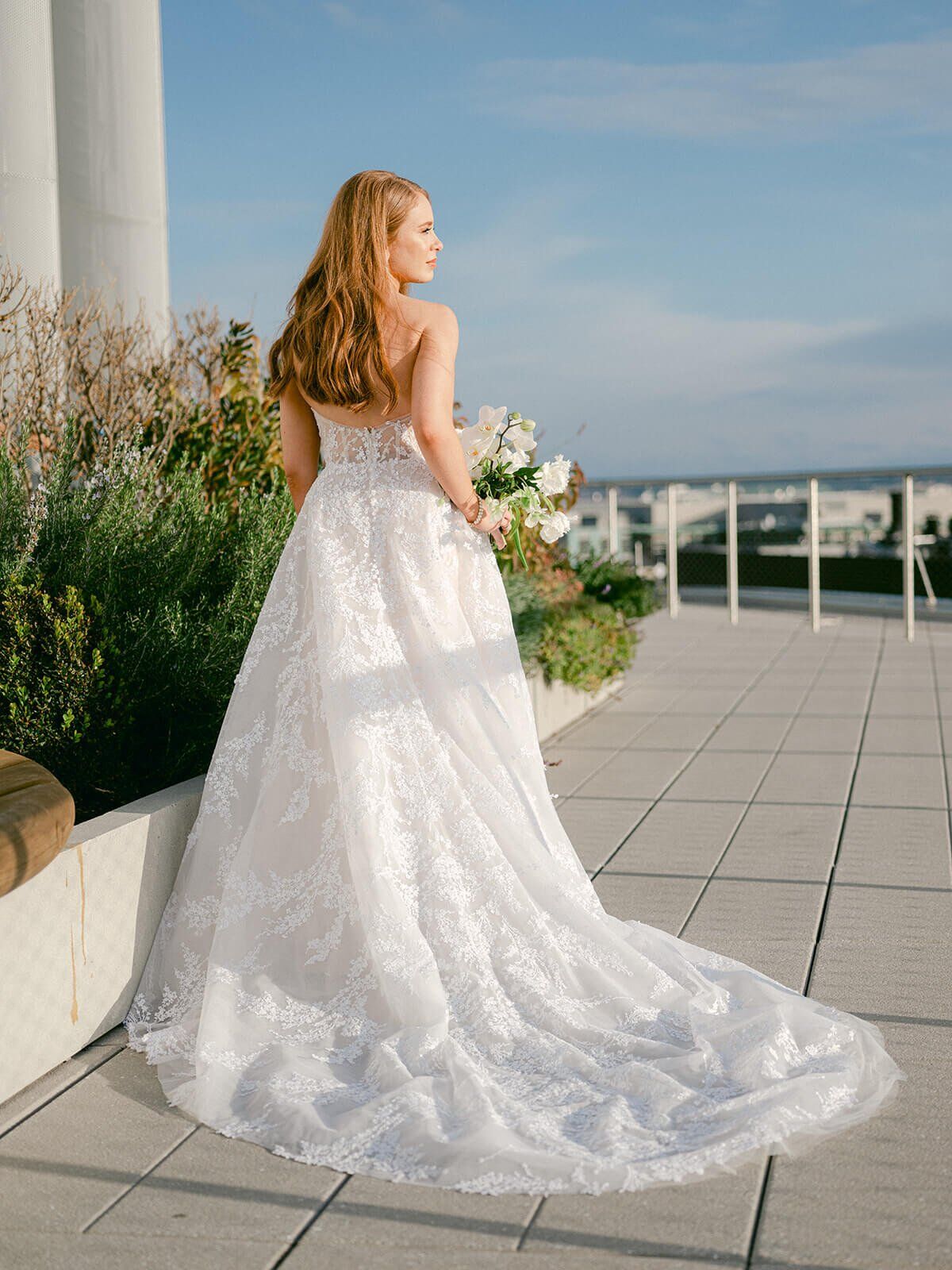 Jamie Strapless Ball Gown - Mira Zwillinger