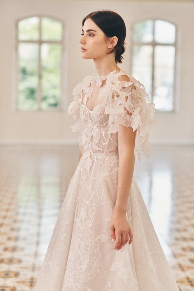 ella select ドビークロスフリルジレ Ella Strapless Bridal Gown - Mira Zwillinger