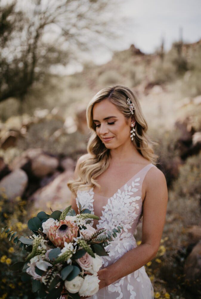 Elli V-Neck Bridal Gown - Mira Zwillinger