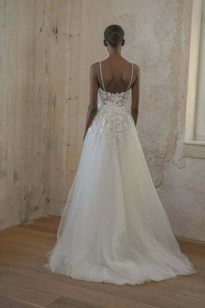 Joya Strapless A-Line Gown - Mira Zwillinger