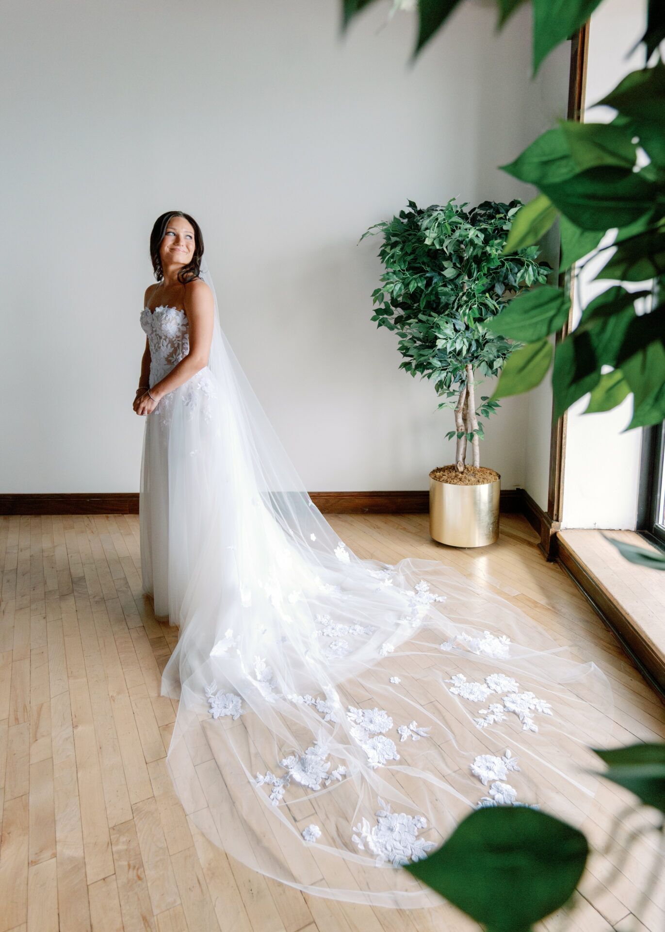 Joya Strapless A-Line Gown - Mira Zwillinger