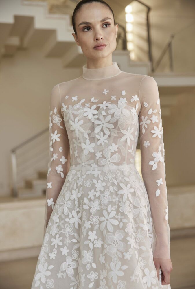 Yanka Strapless A-Line Gown - Mira Zwillinger