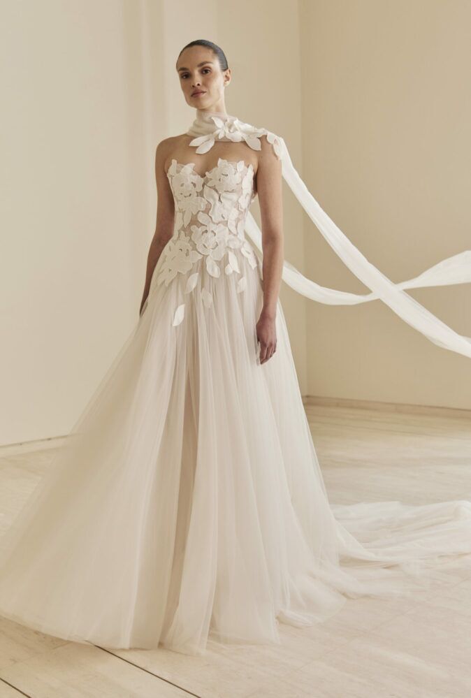 Felicity Lace Bridal Gown - Mira Zwillinger