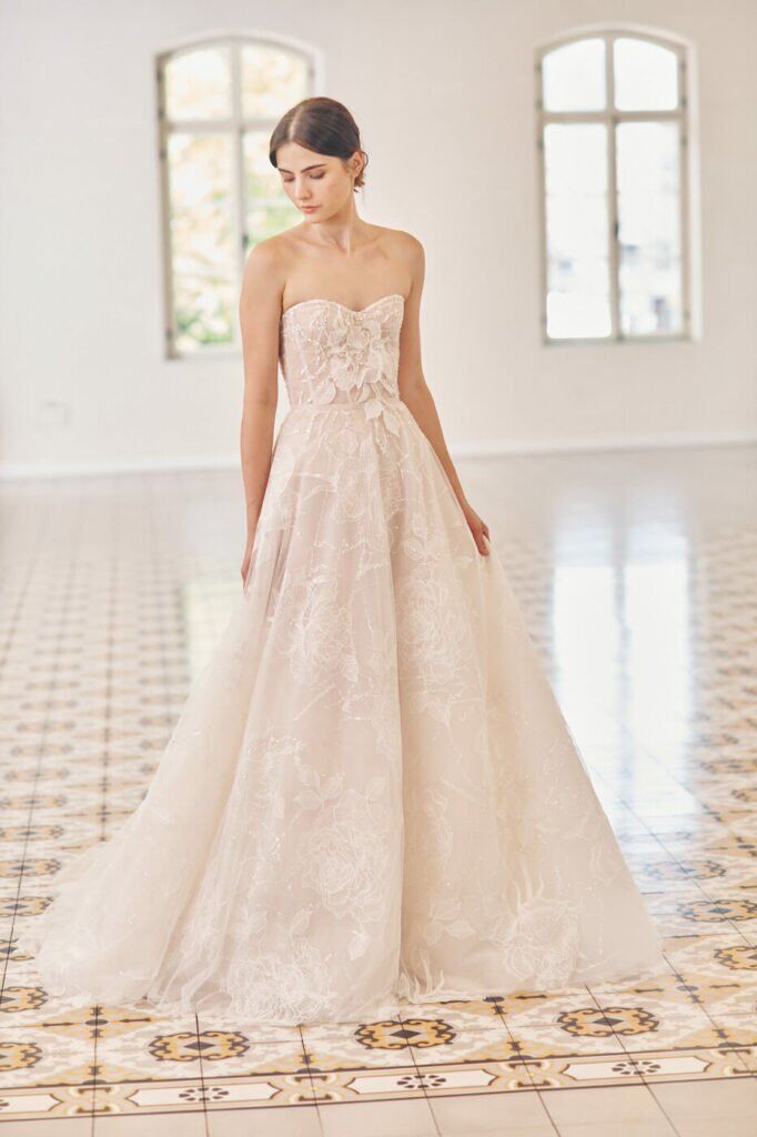 Ella Strapless Bridal Gown - Mira Zwillinger