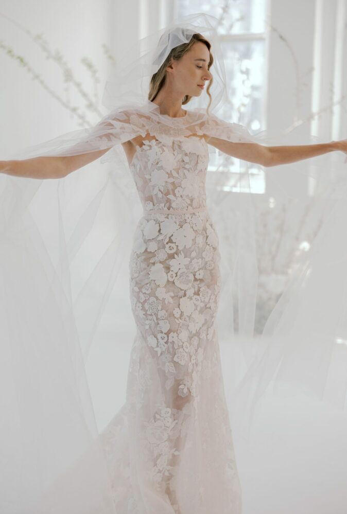 Jaisey Lace Bridal Gown - Mira Zwillinger