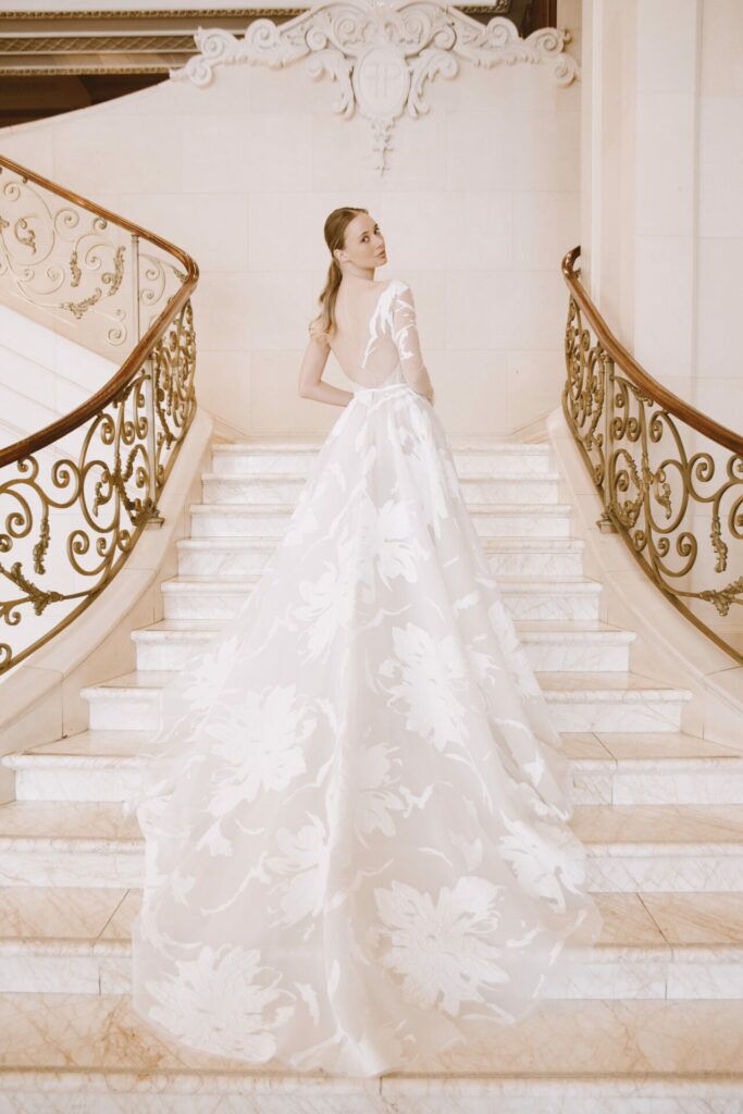 The One-Shoulder Wonder: Discover the Jordi Gown by Mira