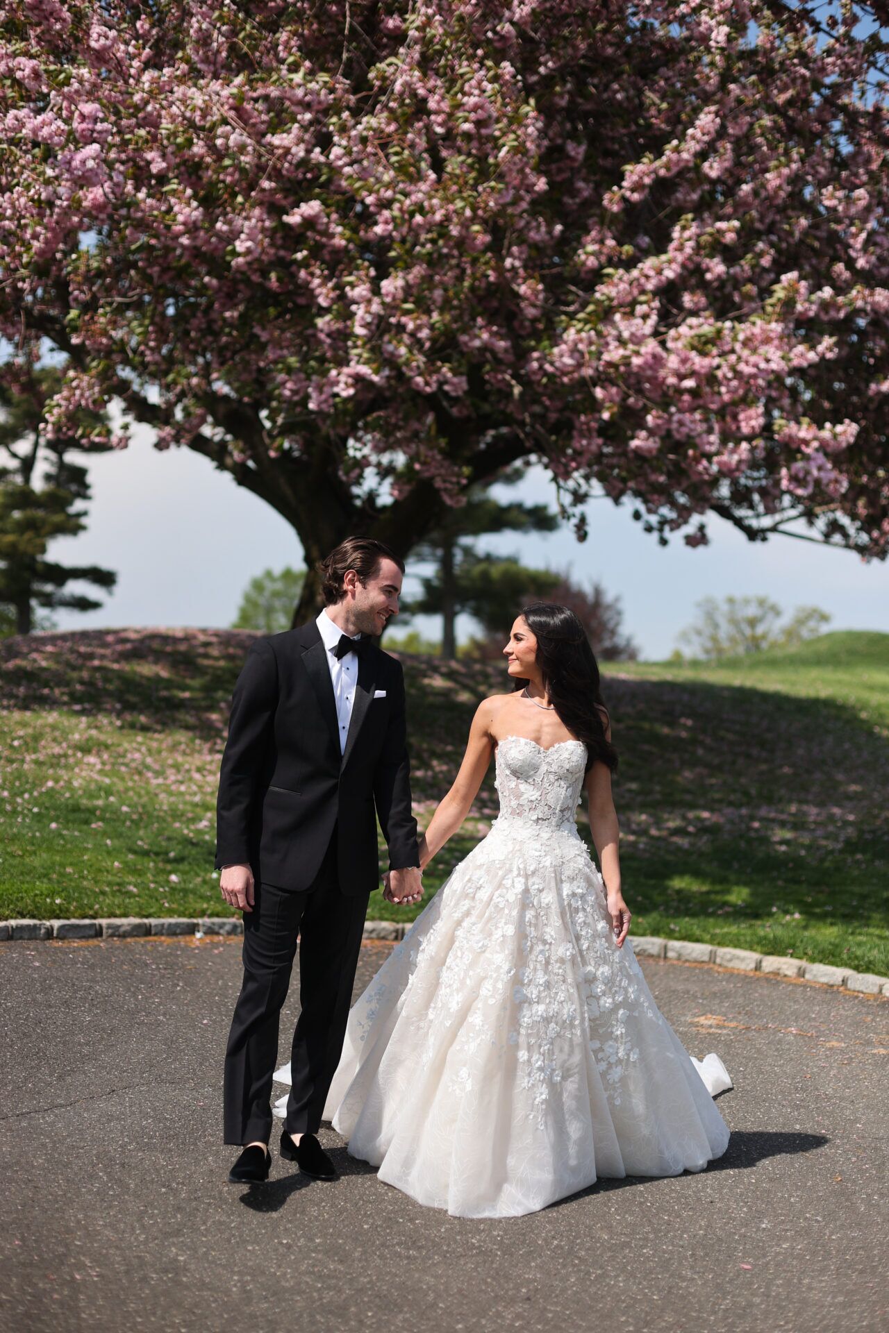 Jolli V-Neck Ball Gown - Mira Zwillinger