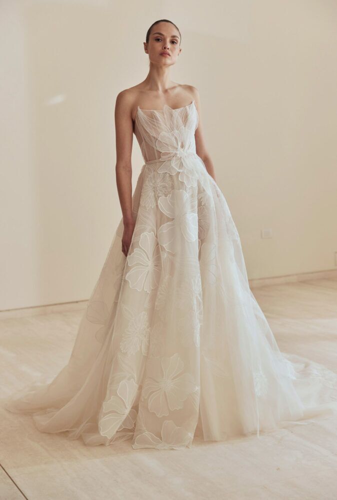 Merry Lace Ball Gown - Mira Zwillinger